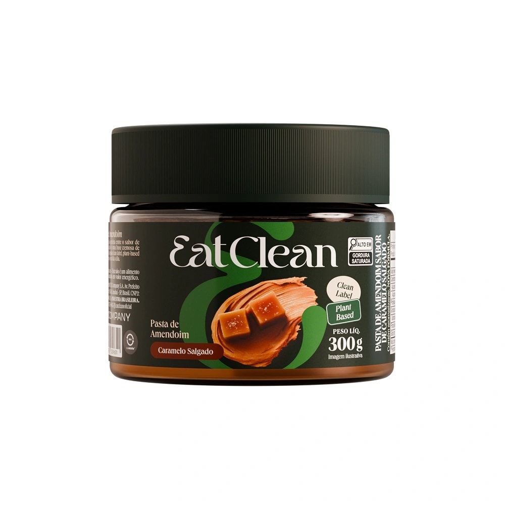 Pasta de Amendoim Salted Caramelo Eat Clean 300g