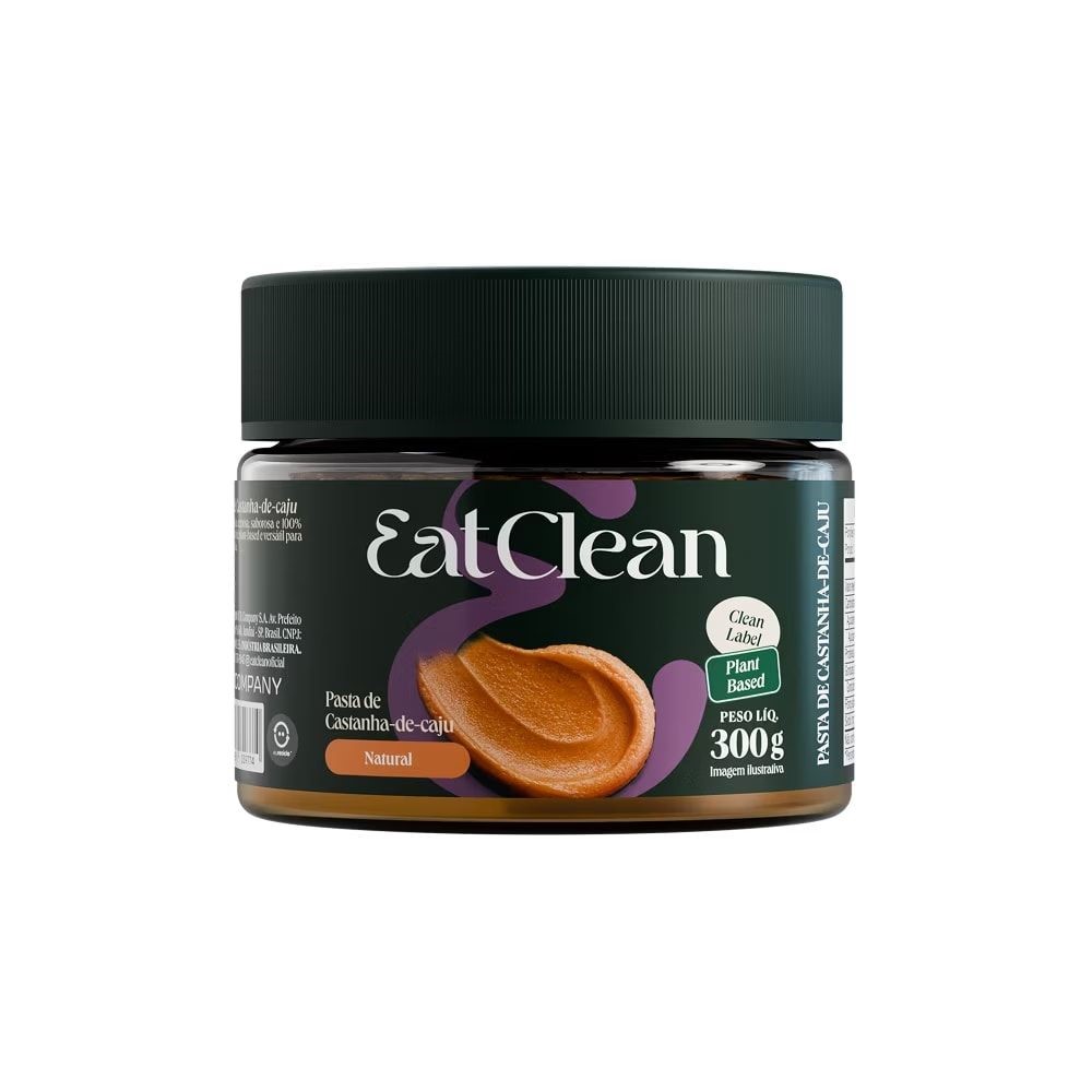 Pasta de Castanha De Caju Integral Eat Clean 300g