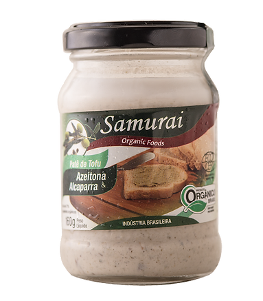 ダイエットフード taro22 Pate de Tofu Azeitonas e Alcaparras Samurai 160g refrig