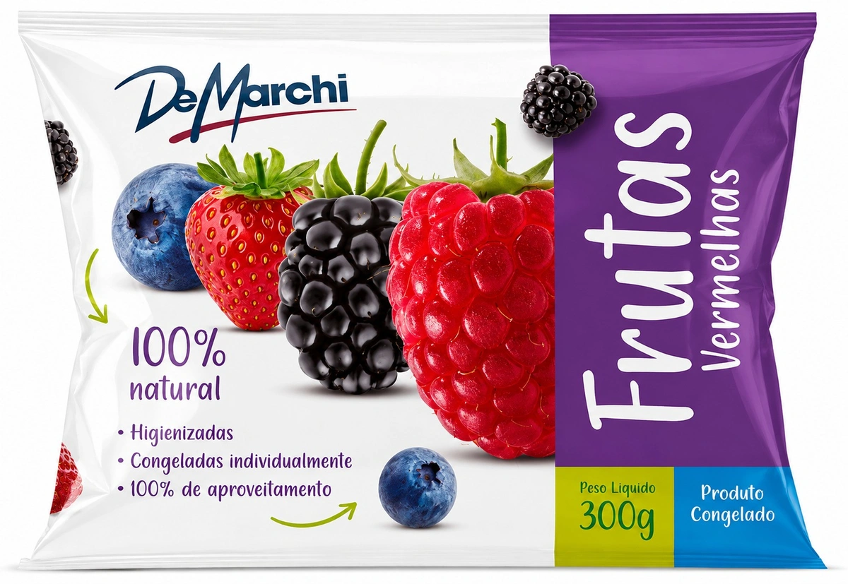 Frutas Vermelhas Congelado De Marchi 300g refrig.