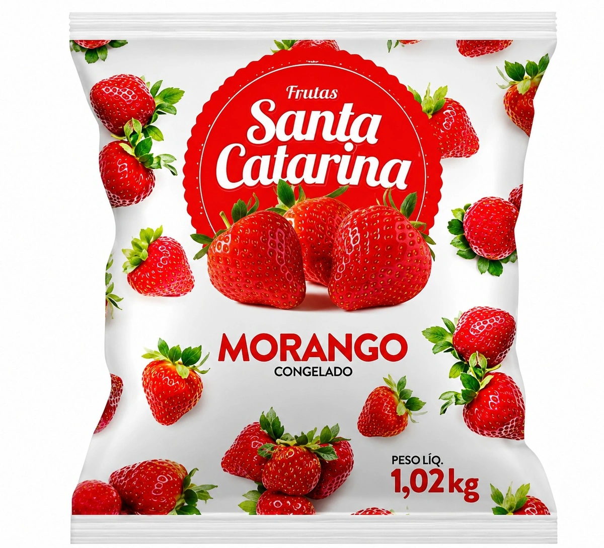 Morango Congelado Fazenda Santa Catarina 1,02Kg