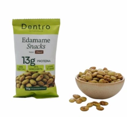 Snack de Edamame Sabor Original Dentro Superfoods  30G