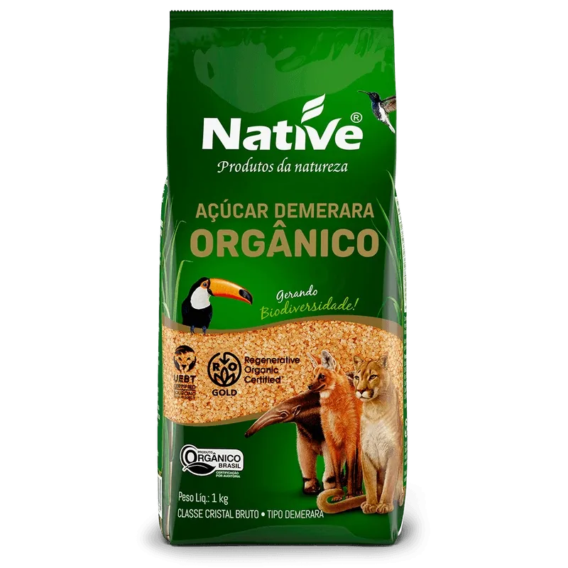 Açúcar Demerara Orgânico Native 1kg