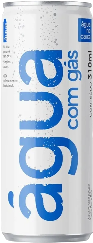 Água na Lata com Gás 500ml
