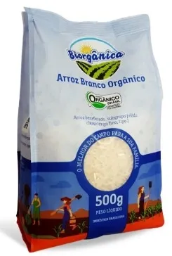 Arroz Branco Organico Biorganica 500g