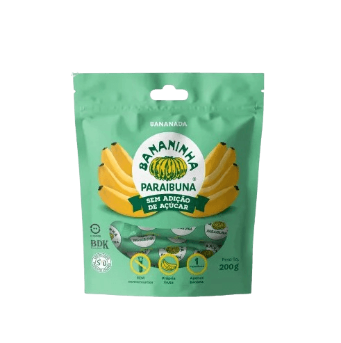 Bananinha Sem Adição de Açúcar Paraibuna 200g