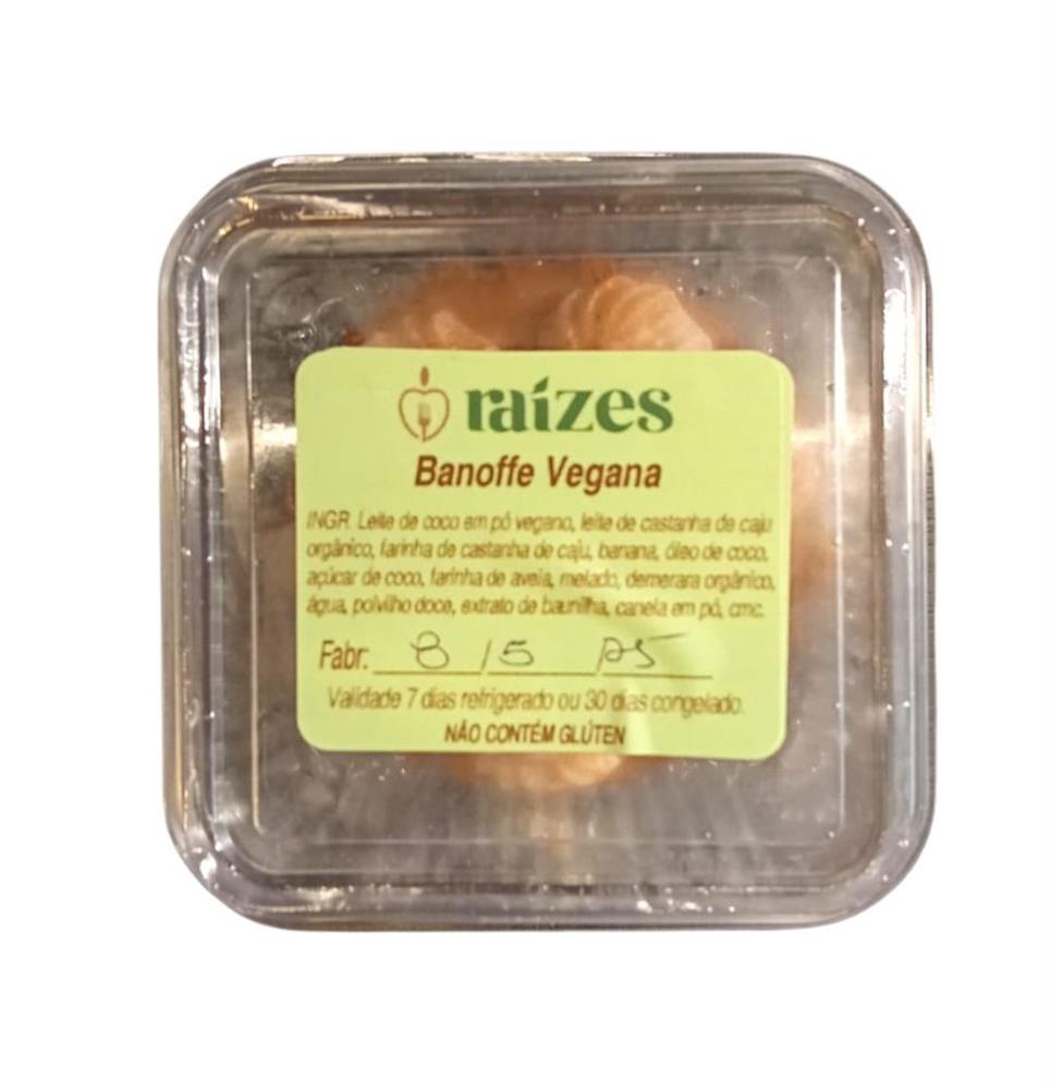 Banoffee sem Glúten Vegana Raízes refrig.