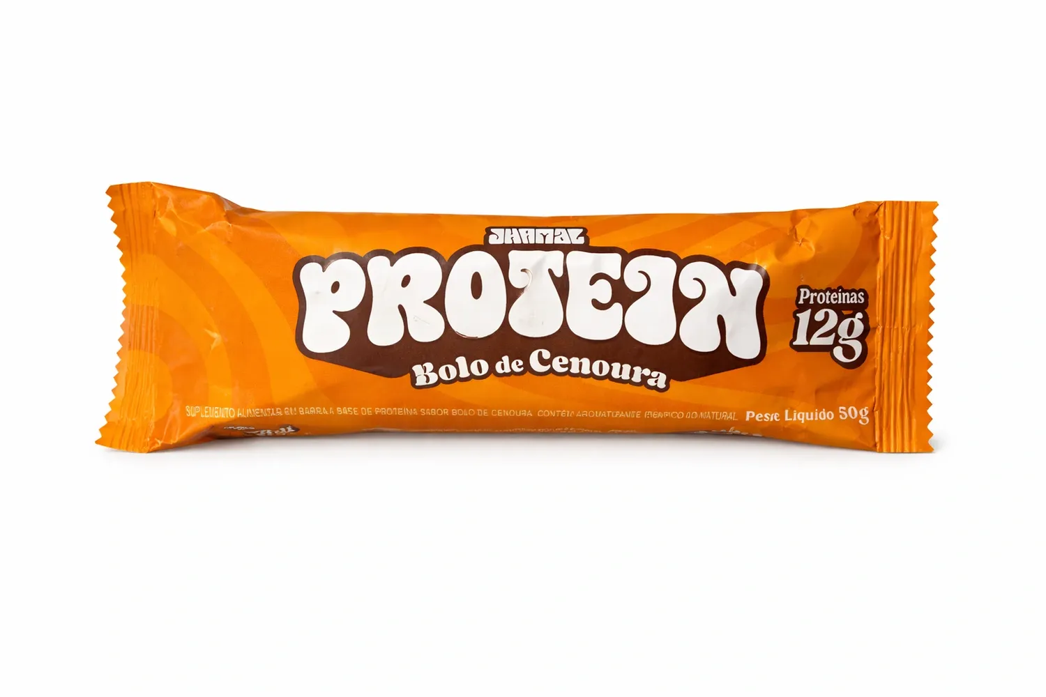 Barrinha Vegan Protein Bolo De Cenoura Jhamal 50g
