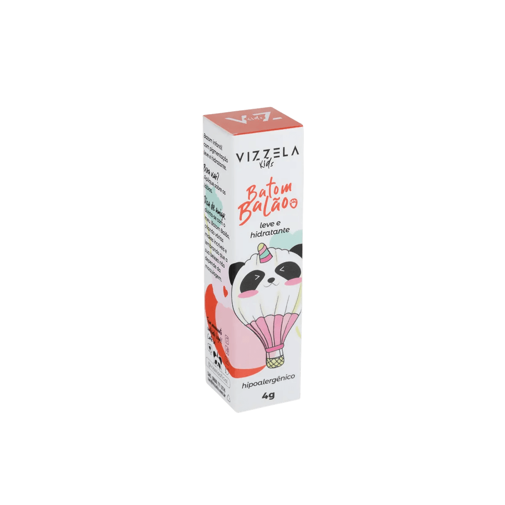 Batom Infantil Balão Cor Catavento Vizzela 4g