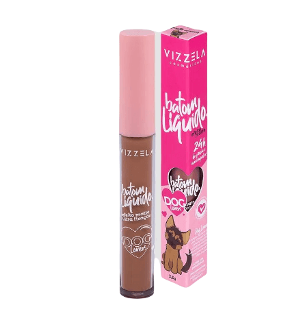 Batom Liquido Dog Lovers Cor 14 Vizzela 3,5g