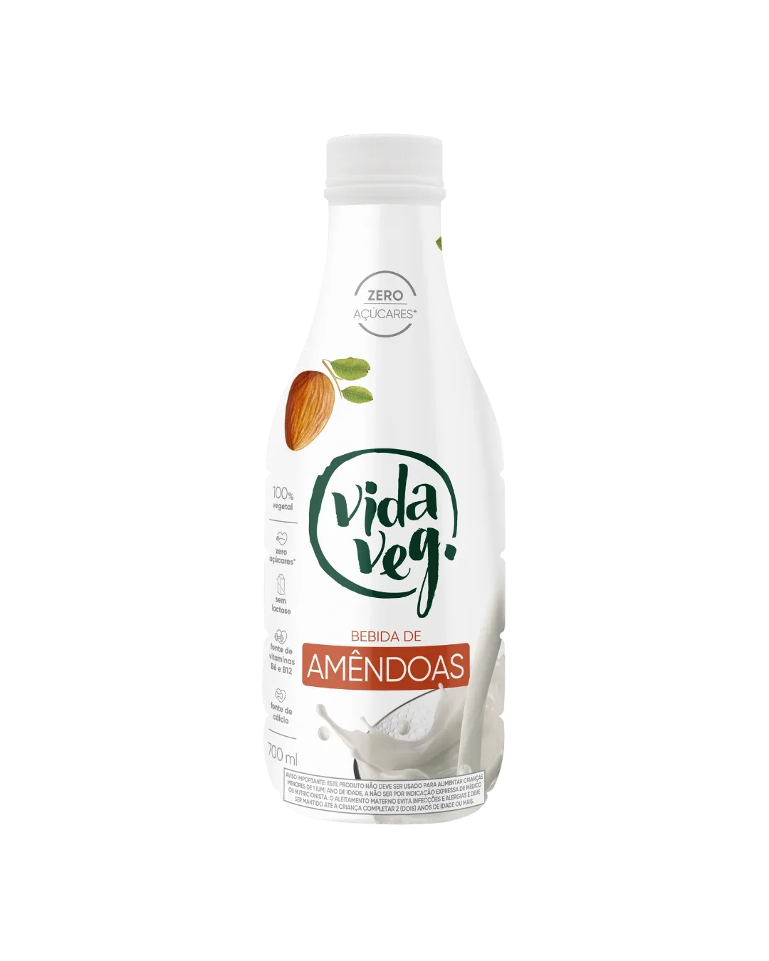 Bebida Vegetal de Amêndoas Vida Veg 700ml