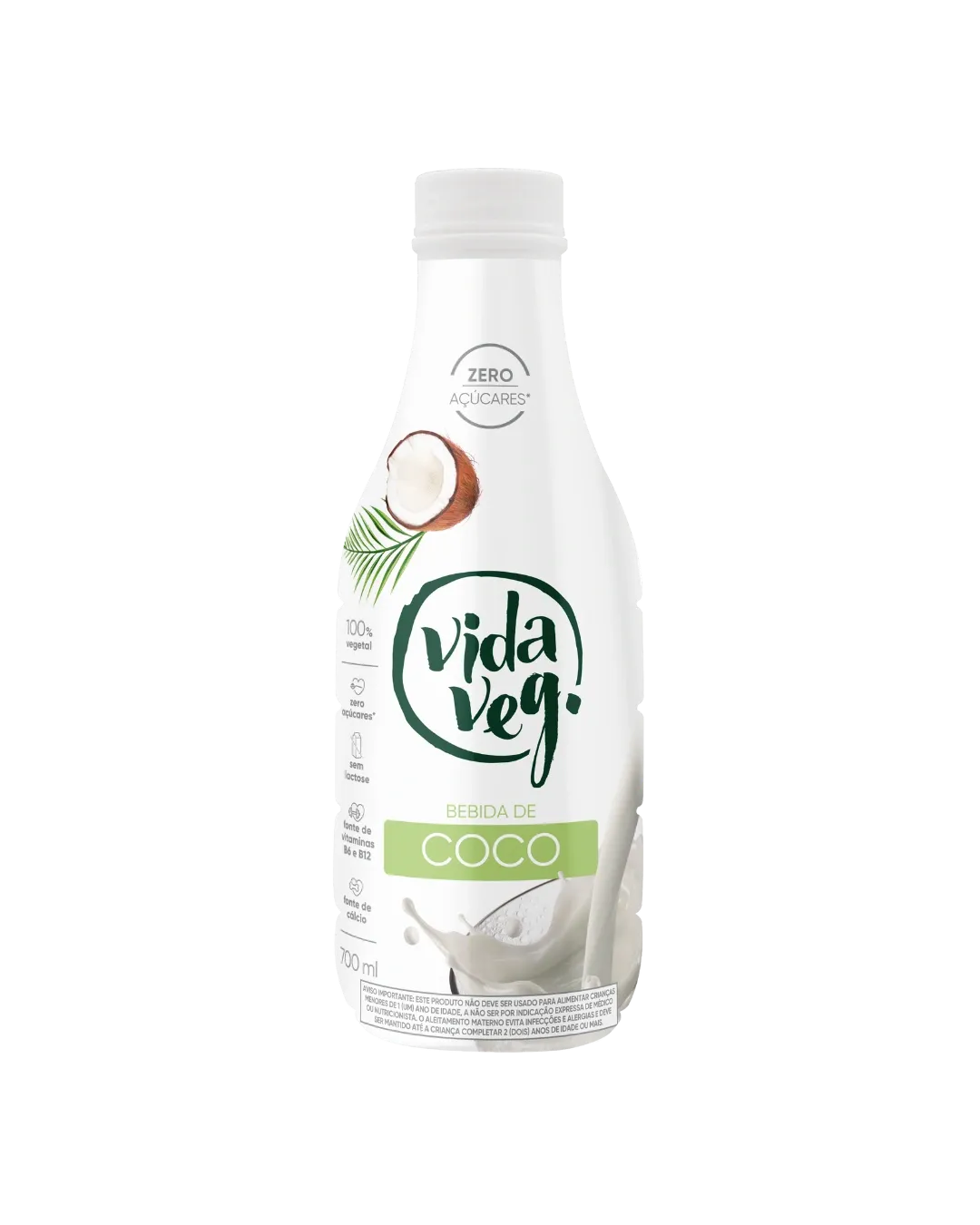 Bebida Vegetal de Coco Vida Veg 700ml
