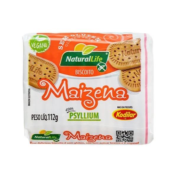 Biscoito de Maizena Vegano Sem Glúten Natural Life 112g