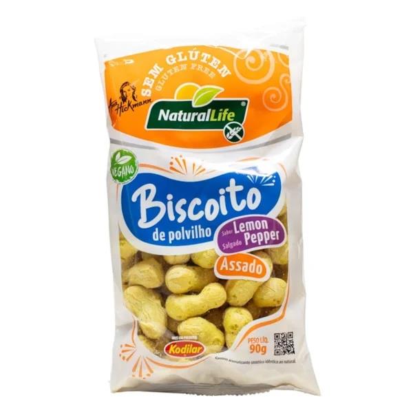 Biscoito de Polvilho Lemon Pepper Sem Glúten Natural Life 90g