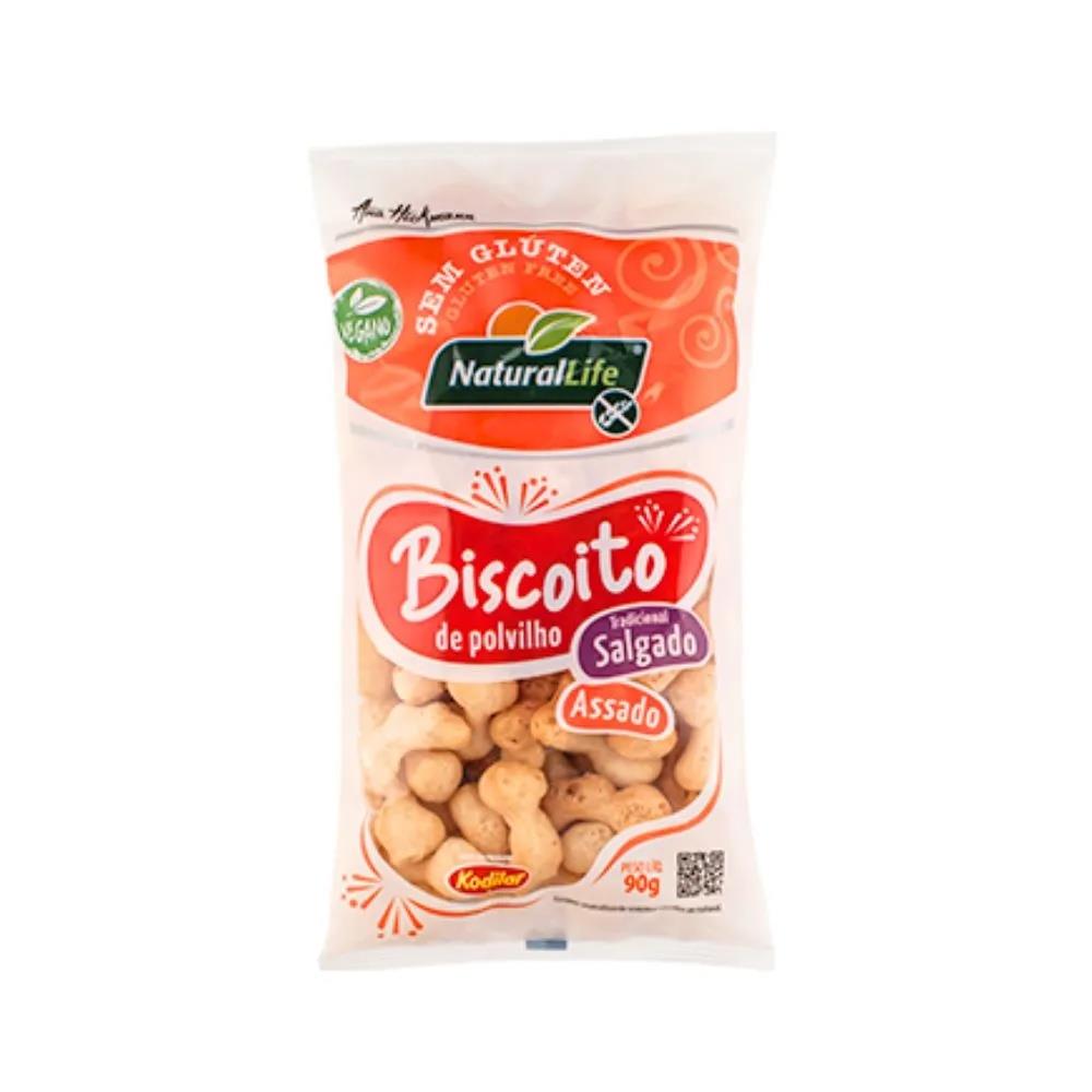 Biscoito de Polvilho Tradicional Sem Glúten Natural Life 90g