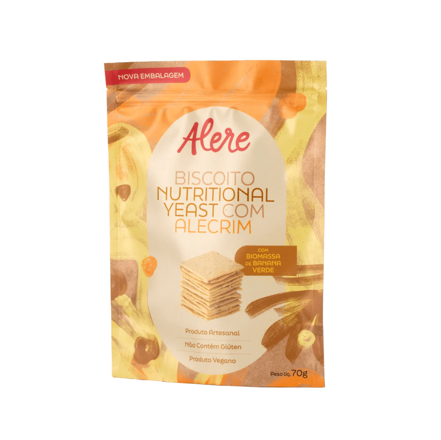 Biscoito Nutricional Yeast E Alecrim Alere  70g