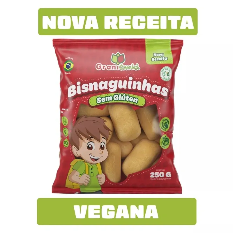 Bisnaguinha Sem Glúten Grani Amici 250g