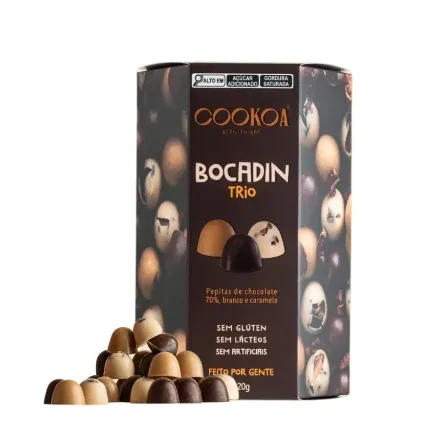 Bocadin de Chocolate Trio Cookoa 120g