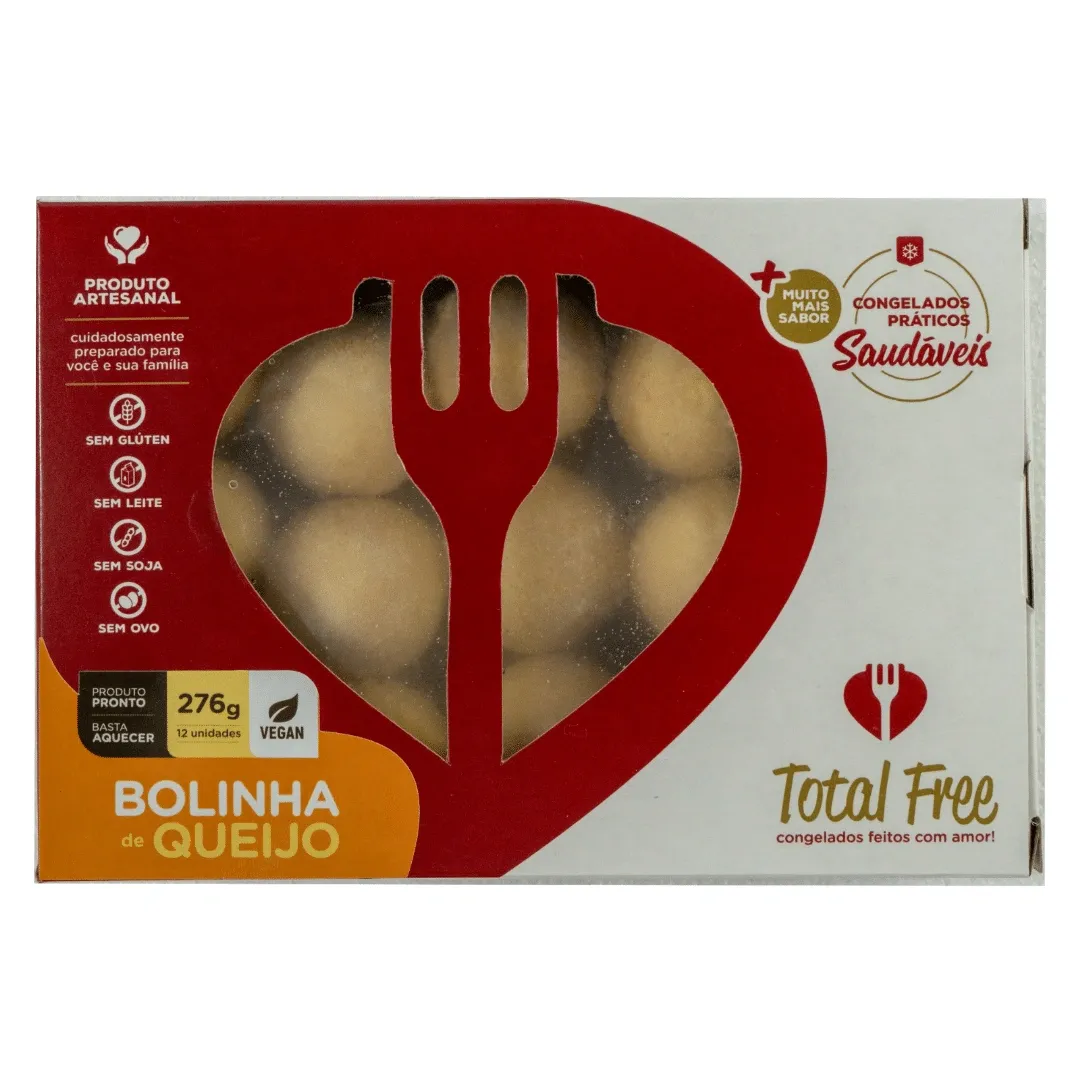Bolinha de Queijo Vegana Total Free 276g refrig.