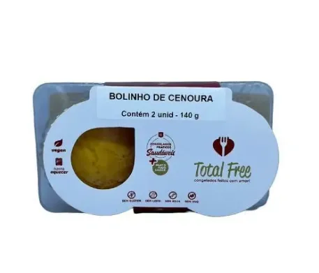 Bolinho De Cenoura Total Free 140g
