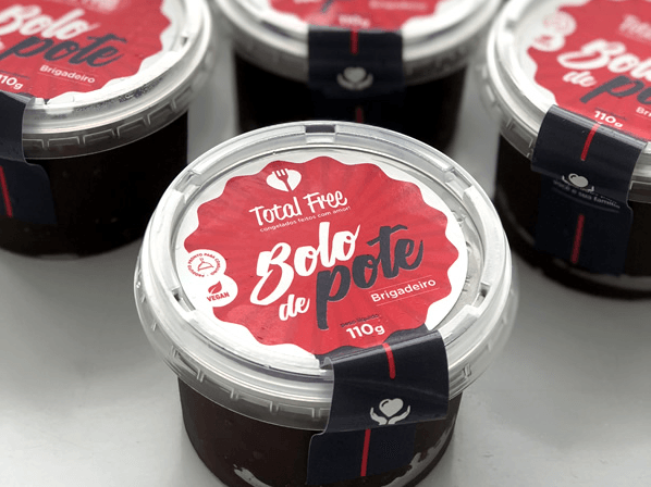 Bolo de Pote de Brigadeiro Total Free 110g  refrig.