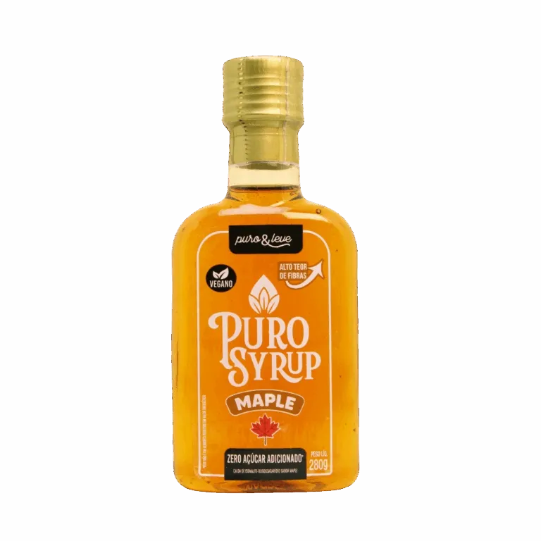 Calda de Fibra de Tapioca Sabor Maple Puro e Leve 280g