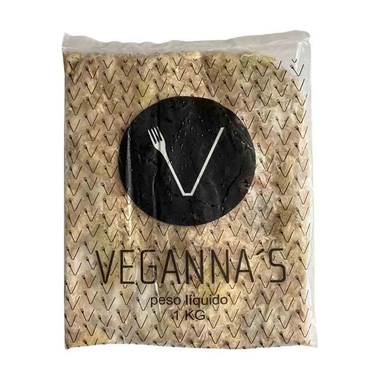 Carne de Jaca Sem tempero Vegannas 1 kg refrig.