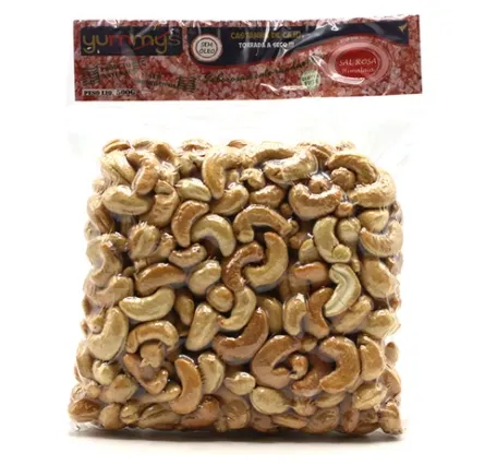Castanha de Caju Torrada com Sal Rosa Yummys 500g