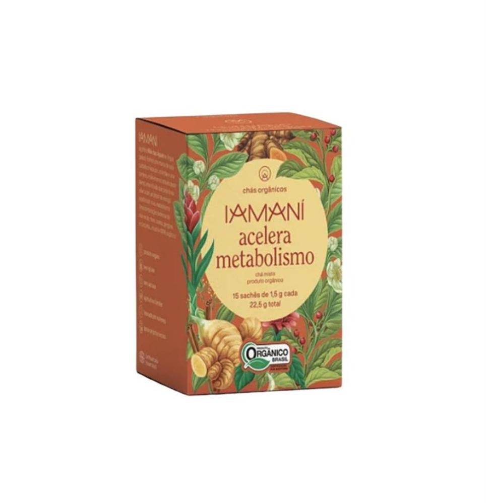 Cha Organico Acelera Metabolismo Iamani 22g