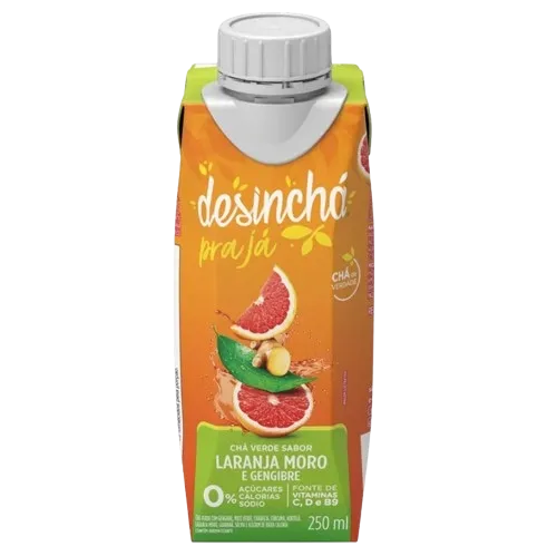 Cha Verde Laranja Gengibre Desincha 250ml