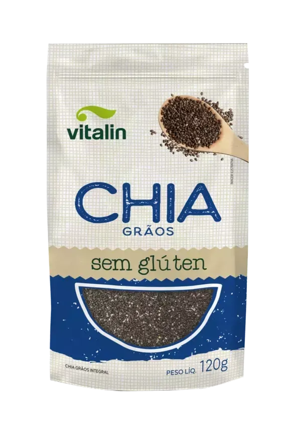 Chia Grãos Integral Vitalin 120g