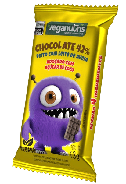 Chocolate 42% Cacau Veganutris 13g