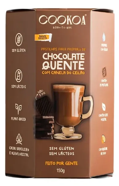Chocolate Quente Em Pastilhas Cookoa 150g