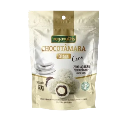 CHOCOTÂMARA BITES COCO VEGANUTRIS 60g