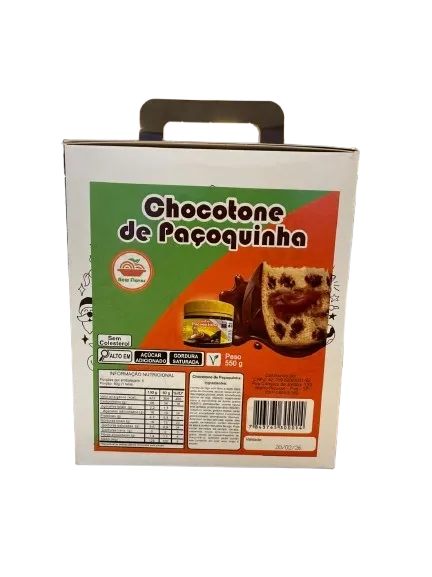 Chocotone Vegano com Paçoquinha New Flavor 550g