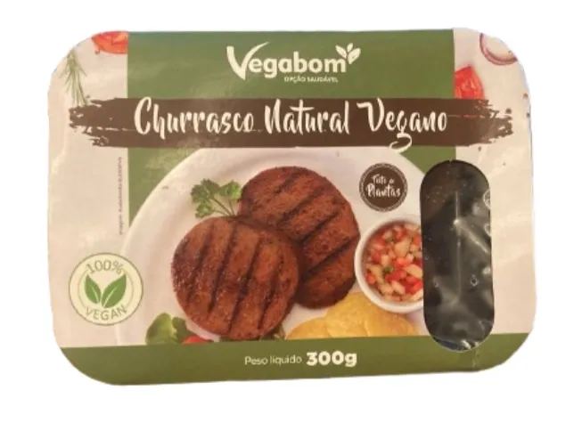 Churrasco Natural Vegano Vegabom 300g refrig.