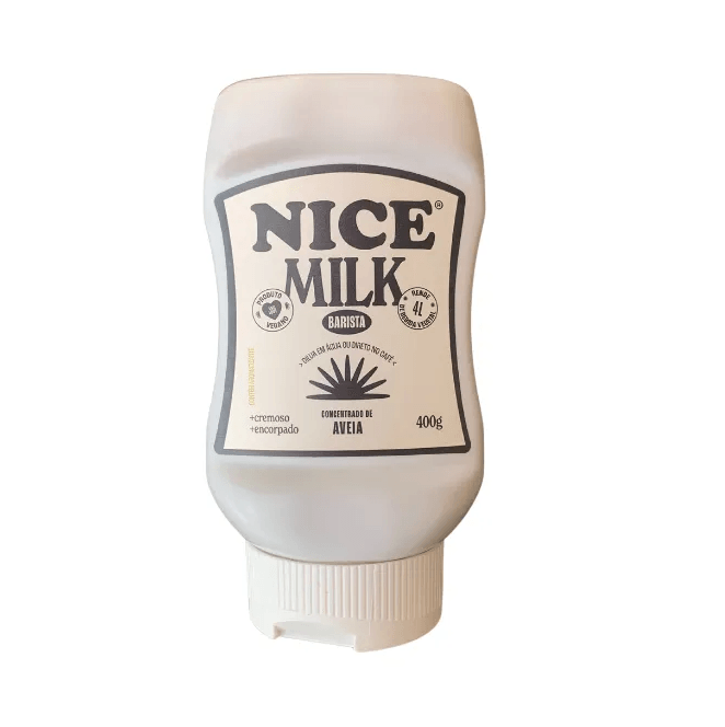 Concentrado de Aveia Barista Sem Gluten Nice Milk 400g