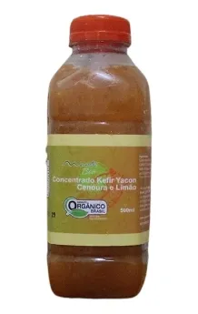 Concentrado Yacon Kefir Cenoura e Limão Orgânico Manti Bio 300ml