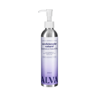 Condicionador Cabelos Normais e Secos - Lavanda e Baunilha Vegano Alva 250ml