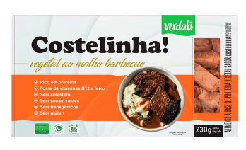 Costelinha Vegetal Em Cubos Barbecue Verdali  230g refrig.