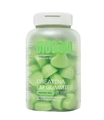 Creatina Em Gummies Sabor Maça Verde Guday 60 Gomas