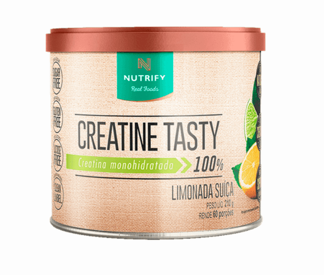 Creatina Tasty Sabor Limonada Suiça Nutrify 210g : SUPLEMENTOS