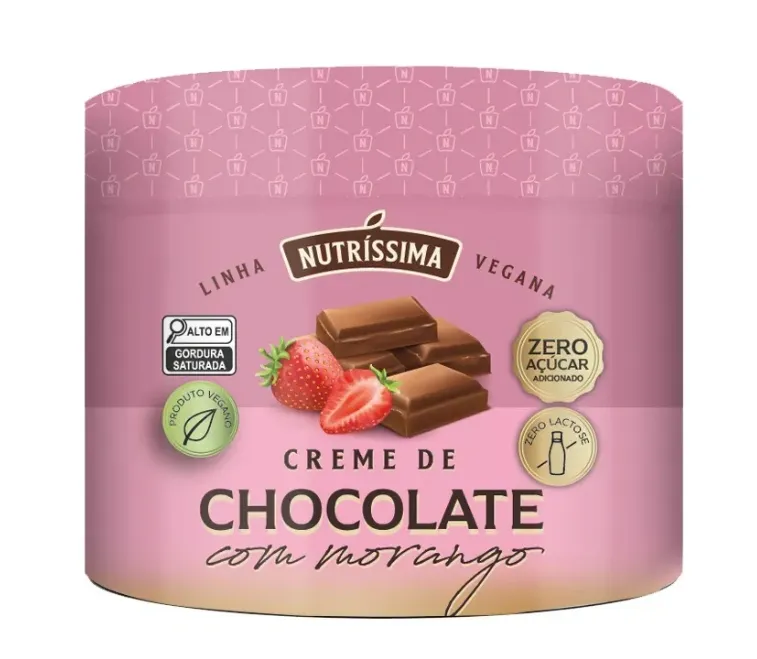Creme de Morango com Chocolate Nutríssima 300g