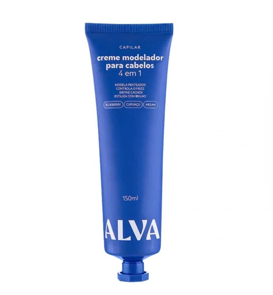 Creme Modelador para Cabelos 4 em 1 Alva 150ml