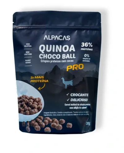 Crispies de Quinoa Choco Ball Pro Alpacas 200g