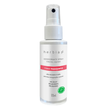 Desodorante Spray Rosa Mosqueta Herbia 120ml