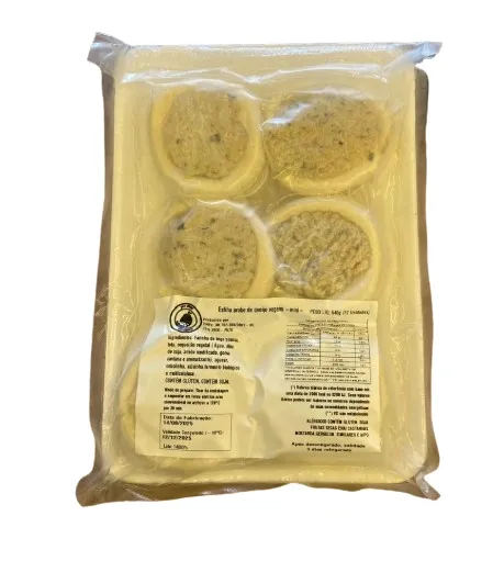 Esfiha Arabe de Tofu Jaca Verde 600g refrig.