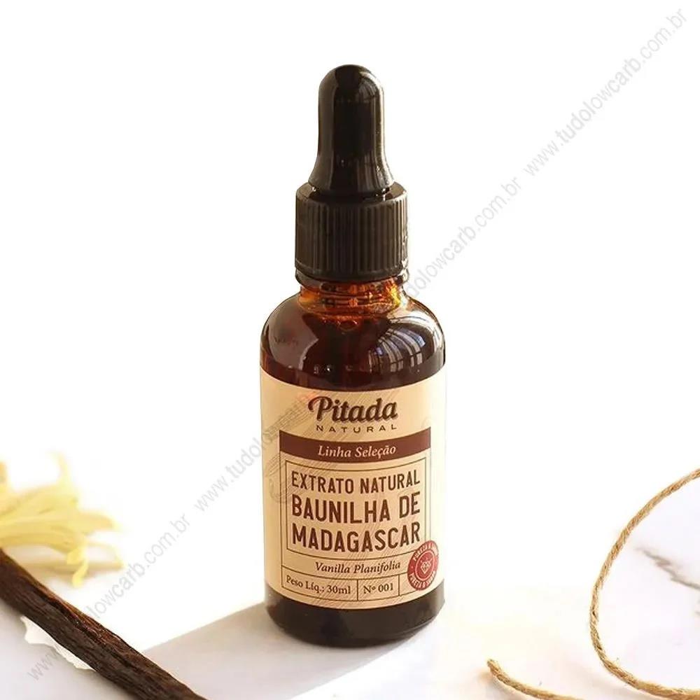 Extrato Natural de Baunilha de Madagascar Pitada Natural 30ml