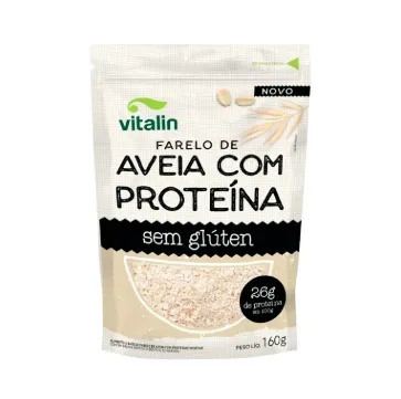 Farelo De Aveia com Proteína sem Glúten Vitalin 160g