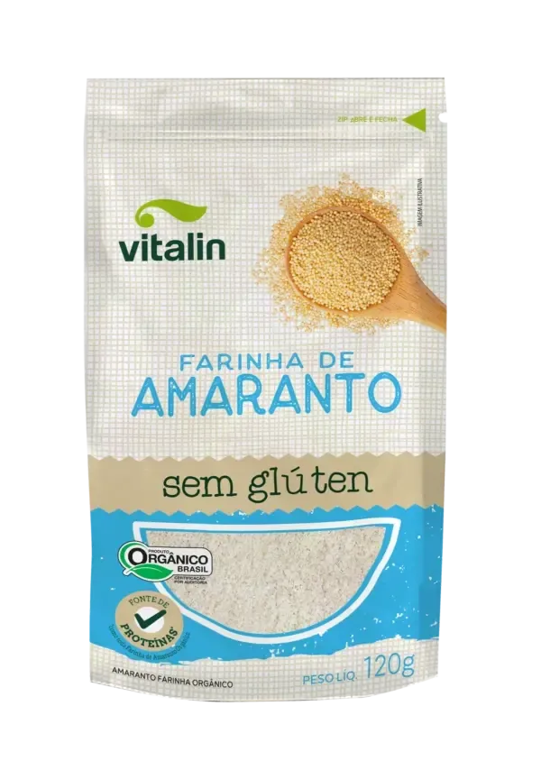 Farinha Amaranto Sem Gluten Vitalin 120g